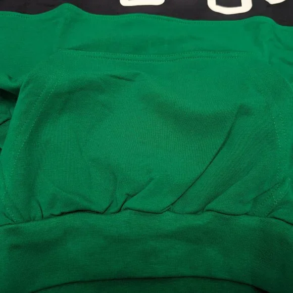 Kappa Unisex Crew Neck Green Pullover Loopknit with logo Sweatshirt for 7Yr NWOT - Picture 2 of 7